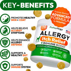 Petsology Omega-3 de pescado, apoyo a piel y pelaje saludables.