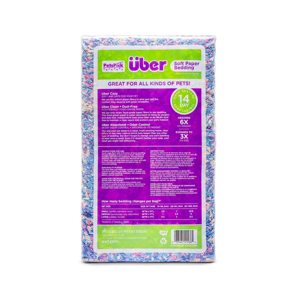 Petspick absorbe humedad papel confeti 36L: mantiene al animal seco.