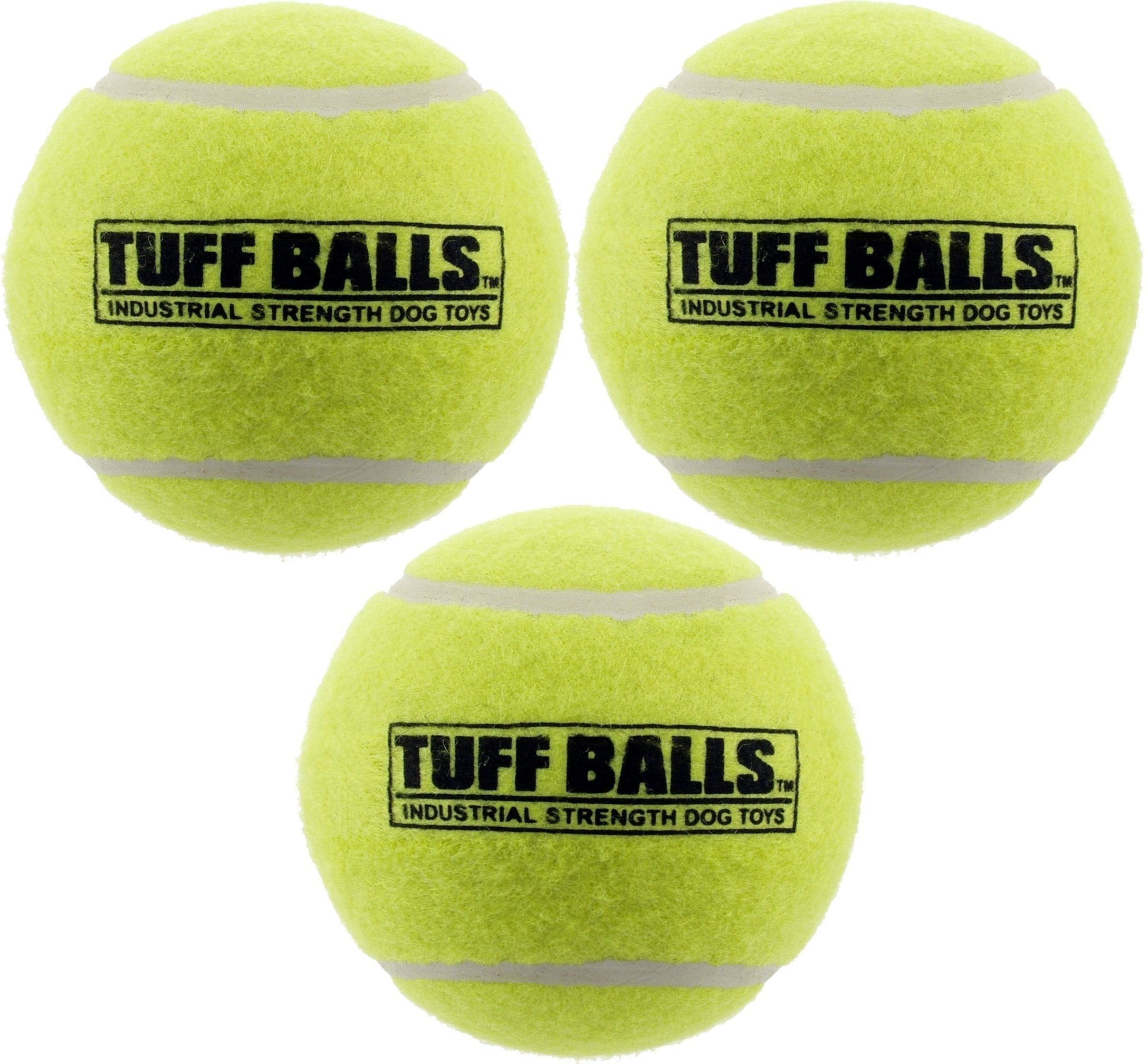 PetSport Bolas Tuff gigantes 4 pulgadas para perros grandes, ideales para juego.