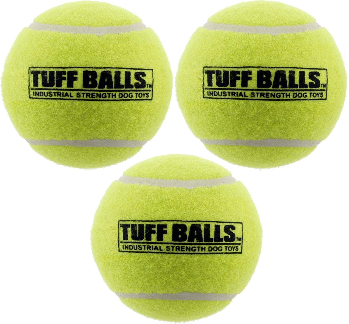PetSport Bolas Tuff gigantes 4 pulgadas para perros grandes, ideales para juego.