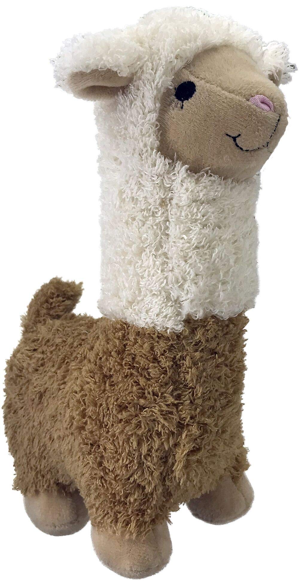 PetSport Dolly Llama, juguete-perro-grande-peluche para juego interactivo con mordida suave