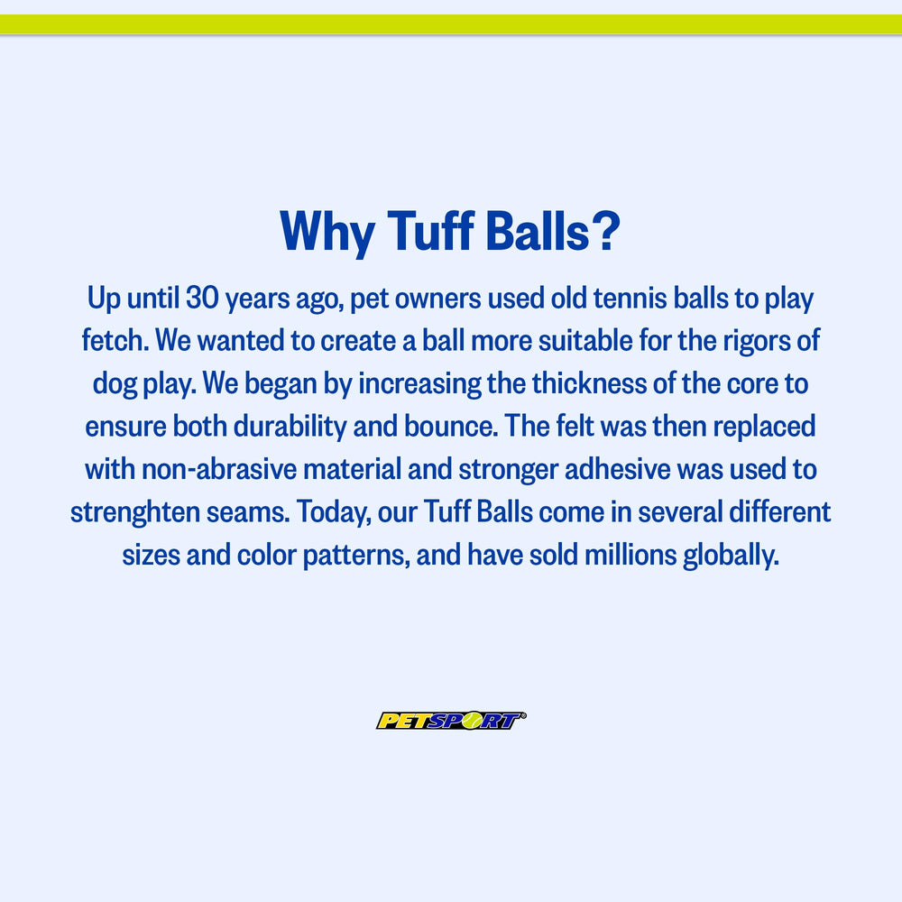 Pelotas para perros pequeños: PetSport Jr Tuff Ball, juego y diversión segura.