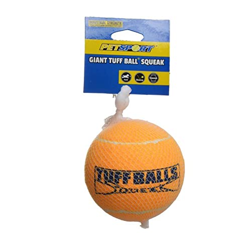 PetSport Pelota Tuff Ball gigante, duradera y segura para masticar de perros grandes