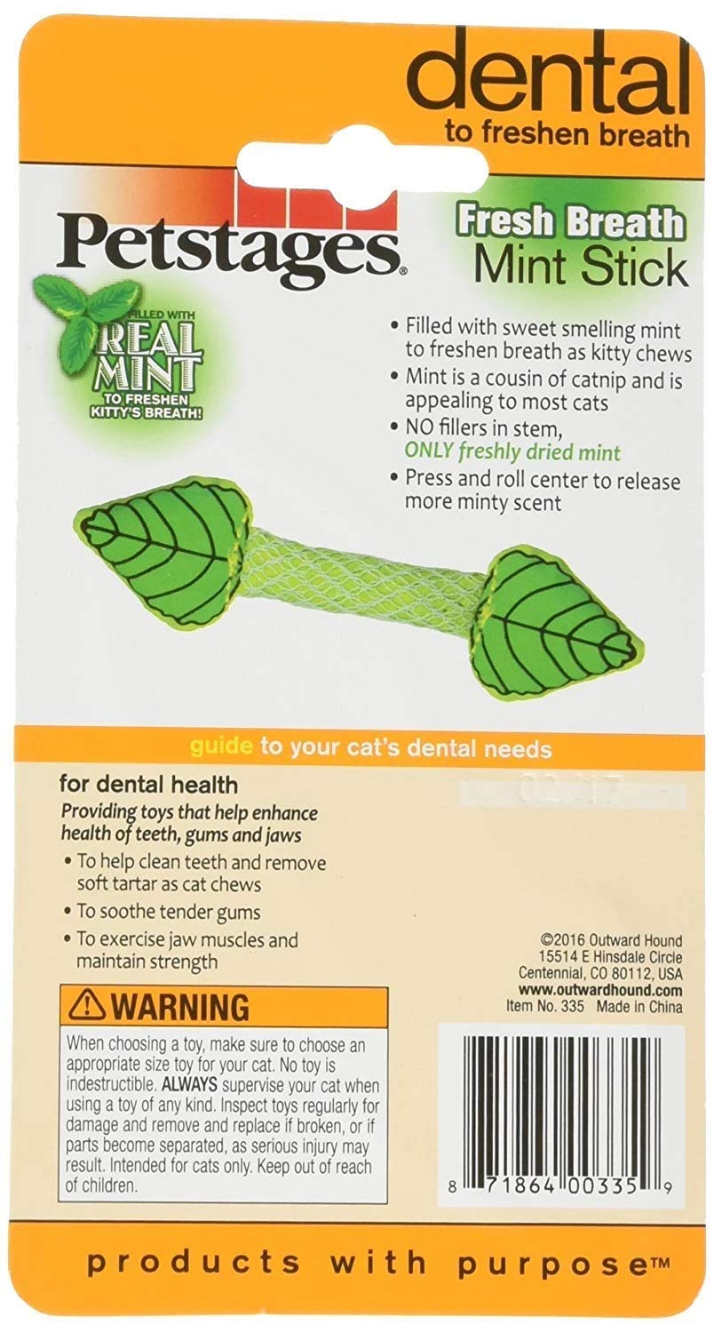 Petstages Palito con Malla Resistente, seguro para morder y explorar.