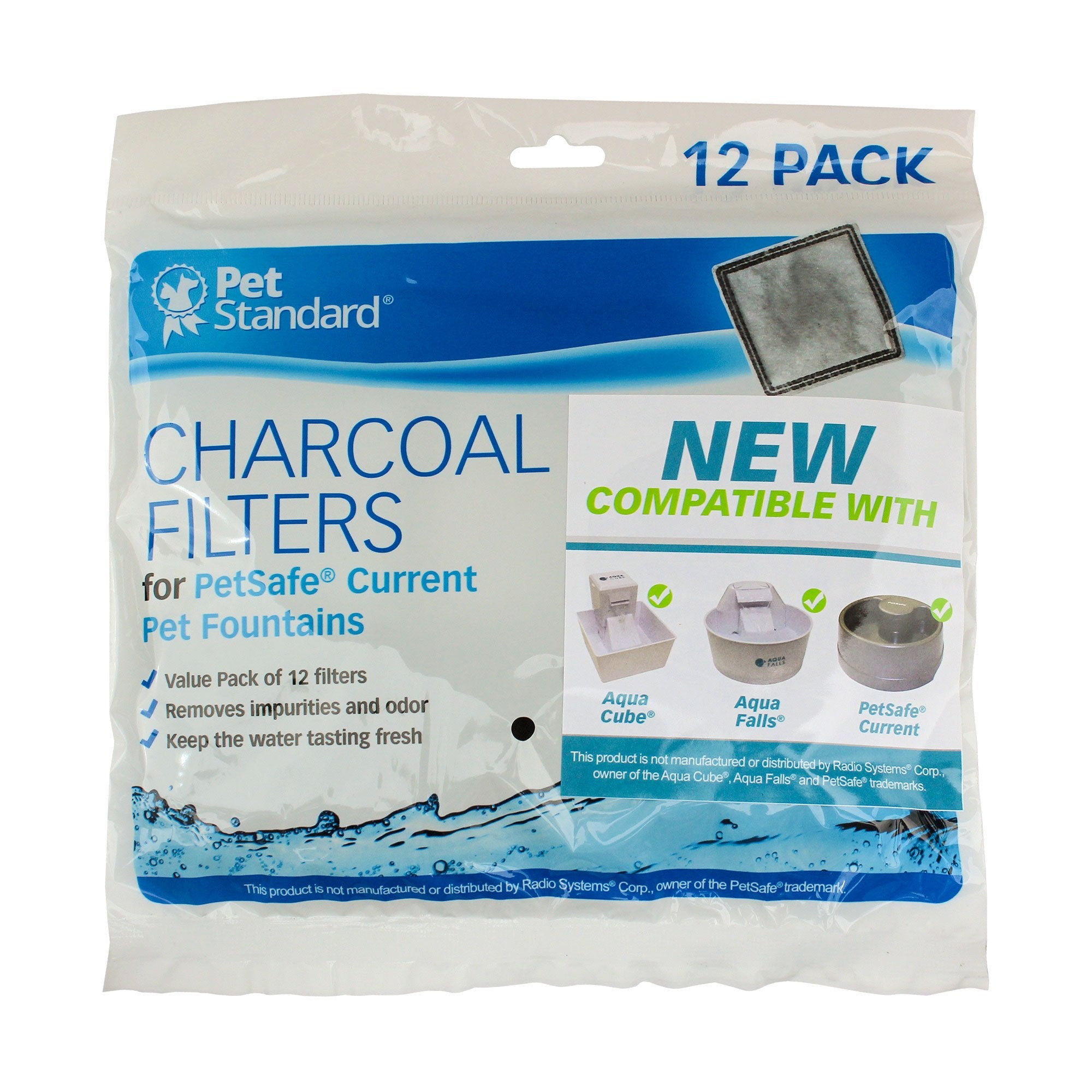 PET STANDARD filtro para fuente Current Pet, reduce olores y filtra impurezas.