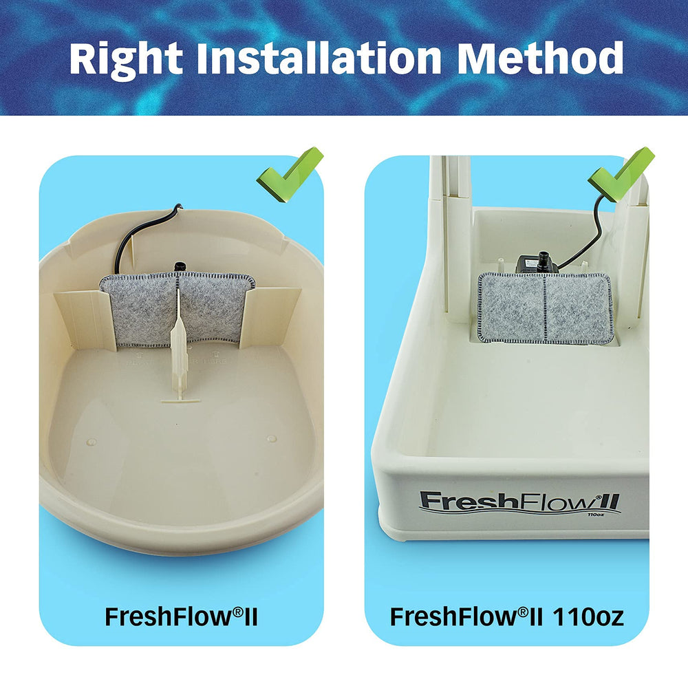 PET STANDARD reemplazo recomendado cada 2 a 4 semanas para Petmate Fresh Flow