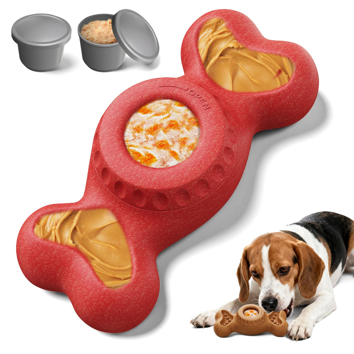 petsweet 3-en-1 juguete enriquecedor para perros grandes, diseño seguro