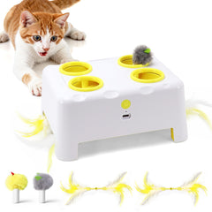 PETSWEET juguete interactivo para gatos con tres modos, entretenimiento continuo.