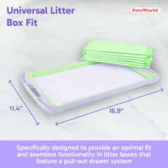 Diseño durable de PetsWorld que previene derrames en hogares con varios gatos.