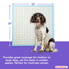 PETSWORLD fondo impermeable protege y facilita la limpieza de suelos.