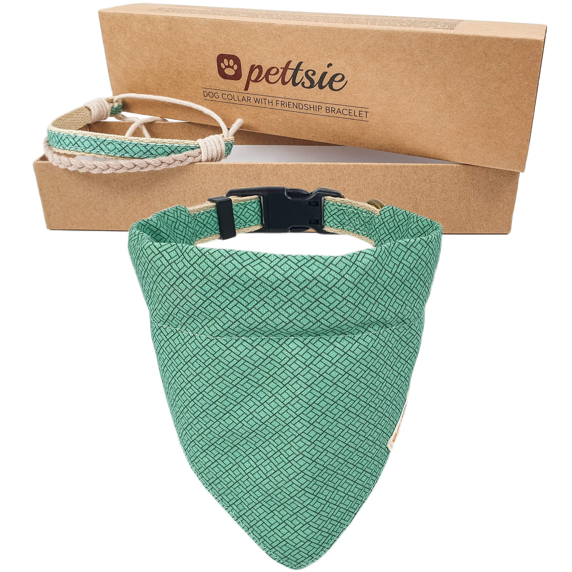 Pettsie pañuelo de cuello para perro, ajustable y cómodo.