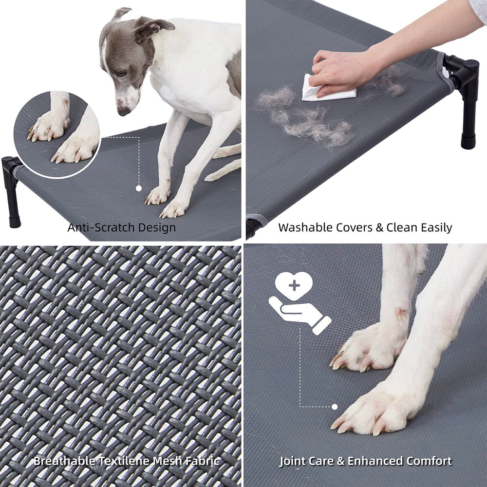 Pettycare Cama Elevada Soporta hasta 150 libras para perros grandes