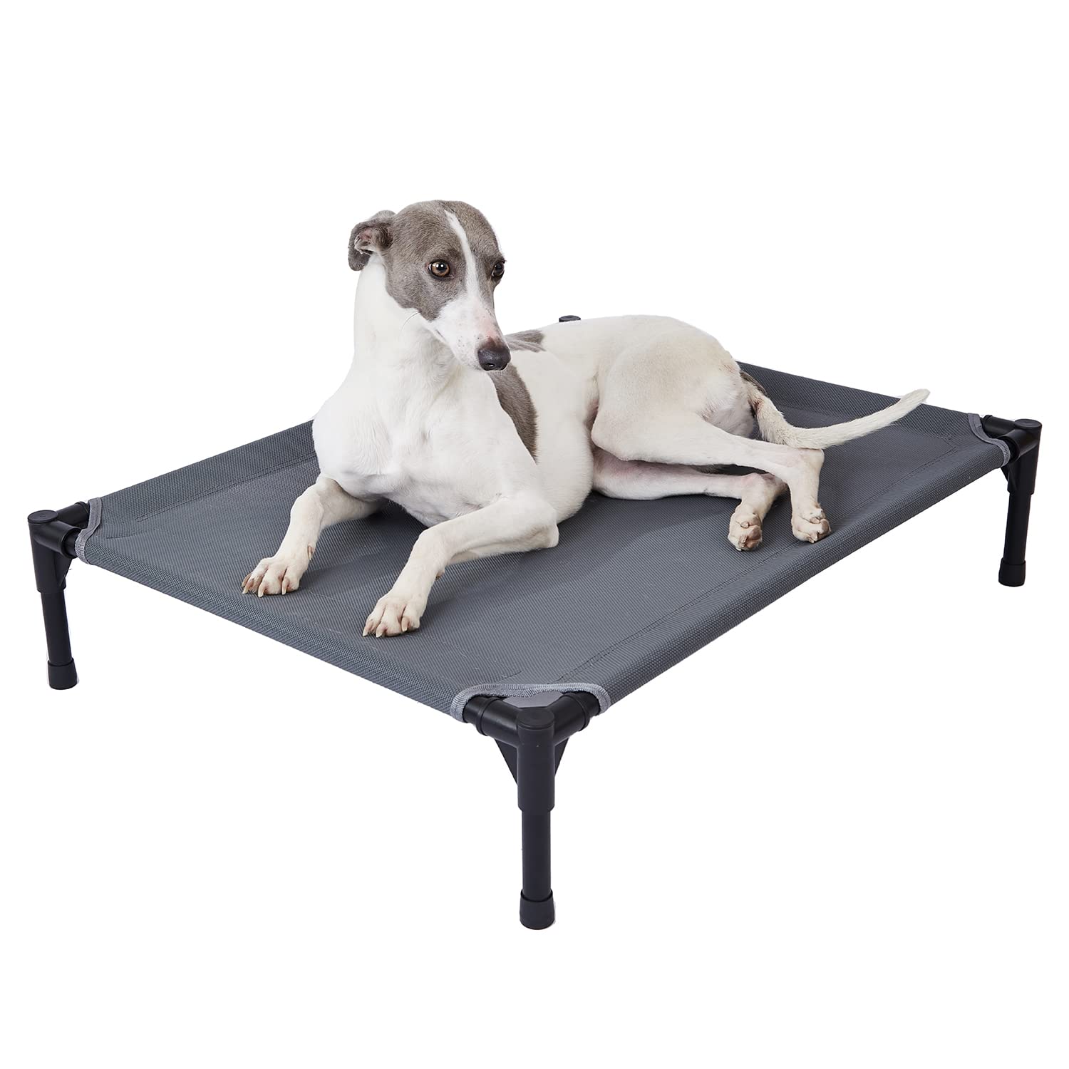 Pettycare Cama Elevada Exterior de 42 pulgadas para perros grandes, descanso al aire libre