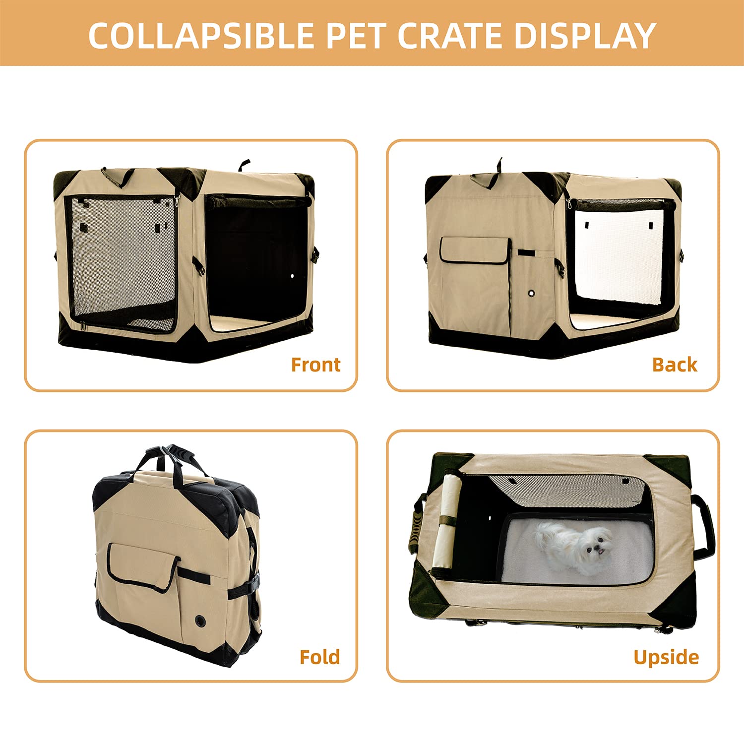 Pettycare funda y cama removibles para limpieza rápida