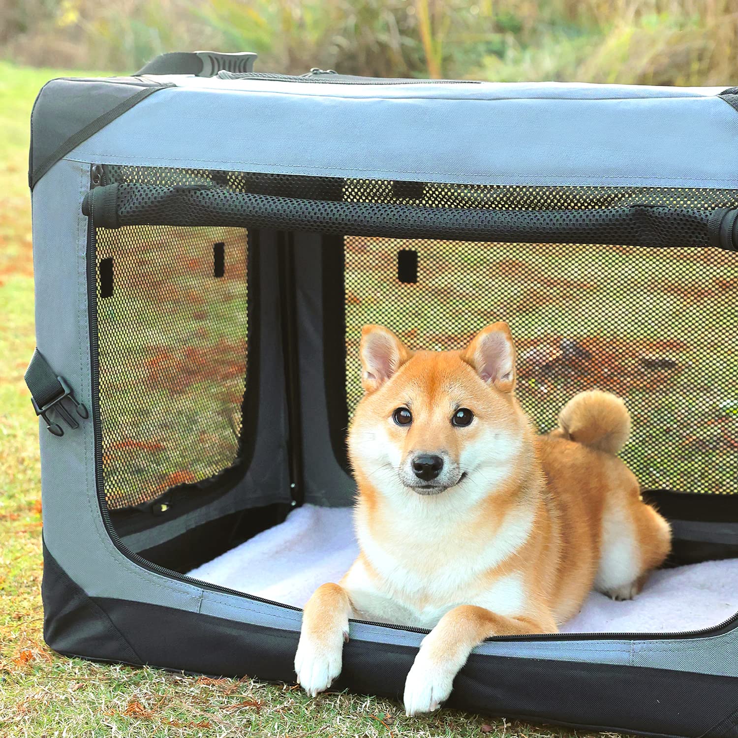 Pettycare jaula tamaño XL 36x25, espacio cómodo para perros grandes