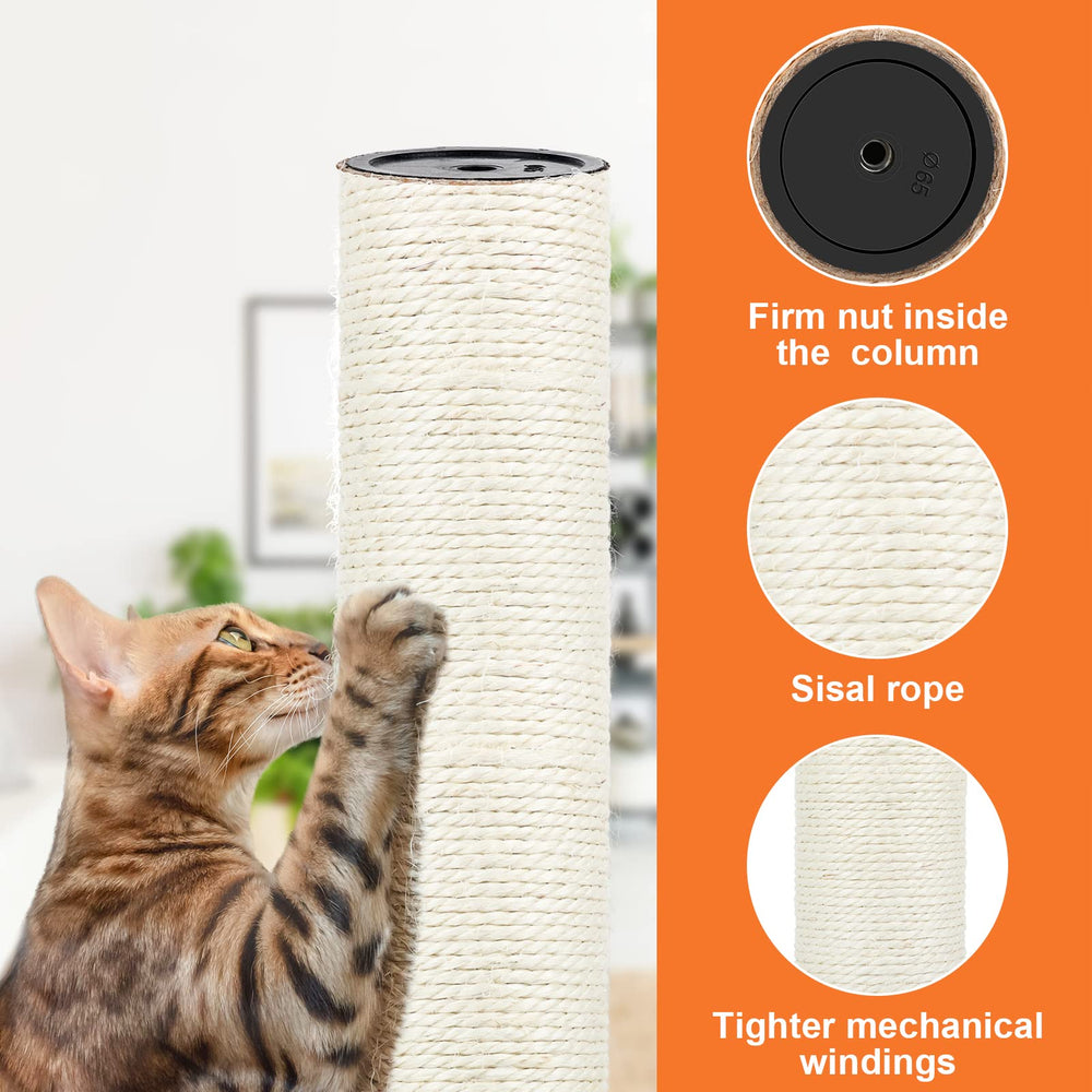 PETUOL raspador de sisal fortalece uñas y reduce desgaste de muebles
