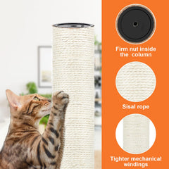 PETUOL raspador de sisal fortalece uñas y reduce desgaste de muebles