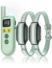 Peture collar de entrenamiento con control remoto para dos perros, entrenamiento eficiente.