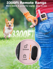PETURE collar-ipx7 resistente al agua ideal para perros activos.
