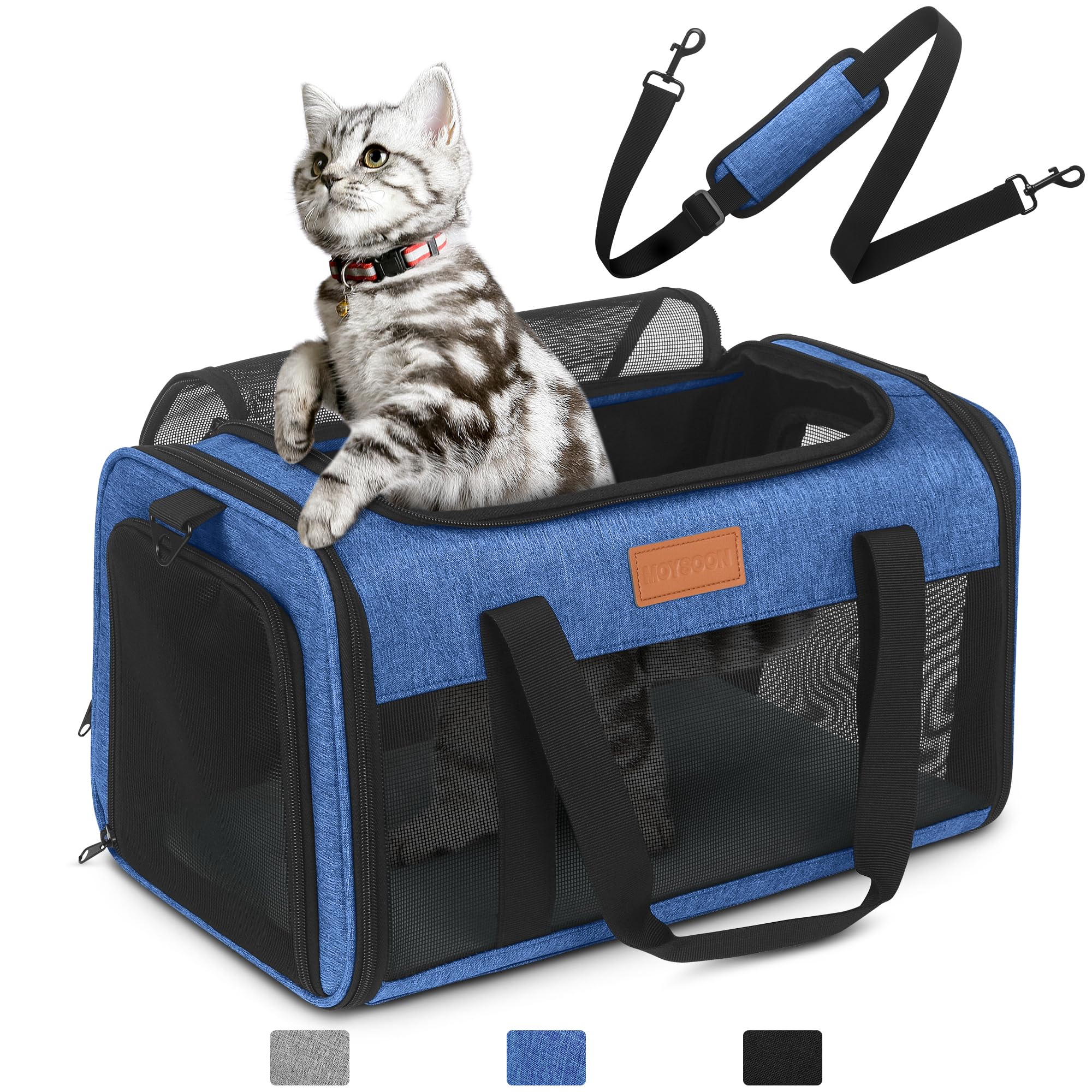 PETUX transportín para viaje bajo asiento, cómodo y compacto para cabina.