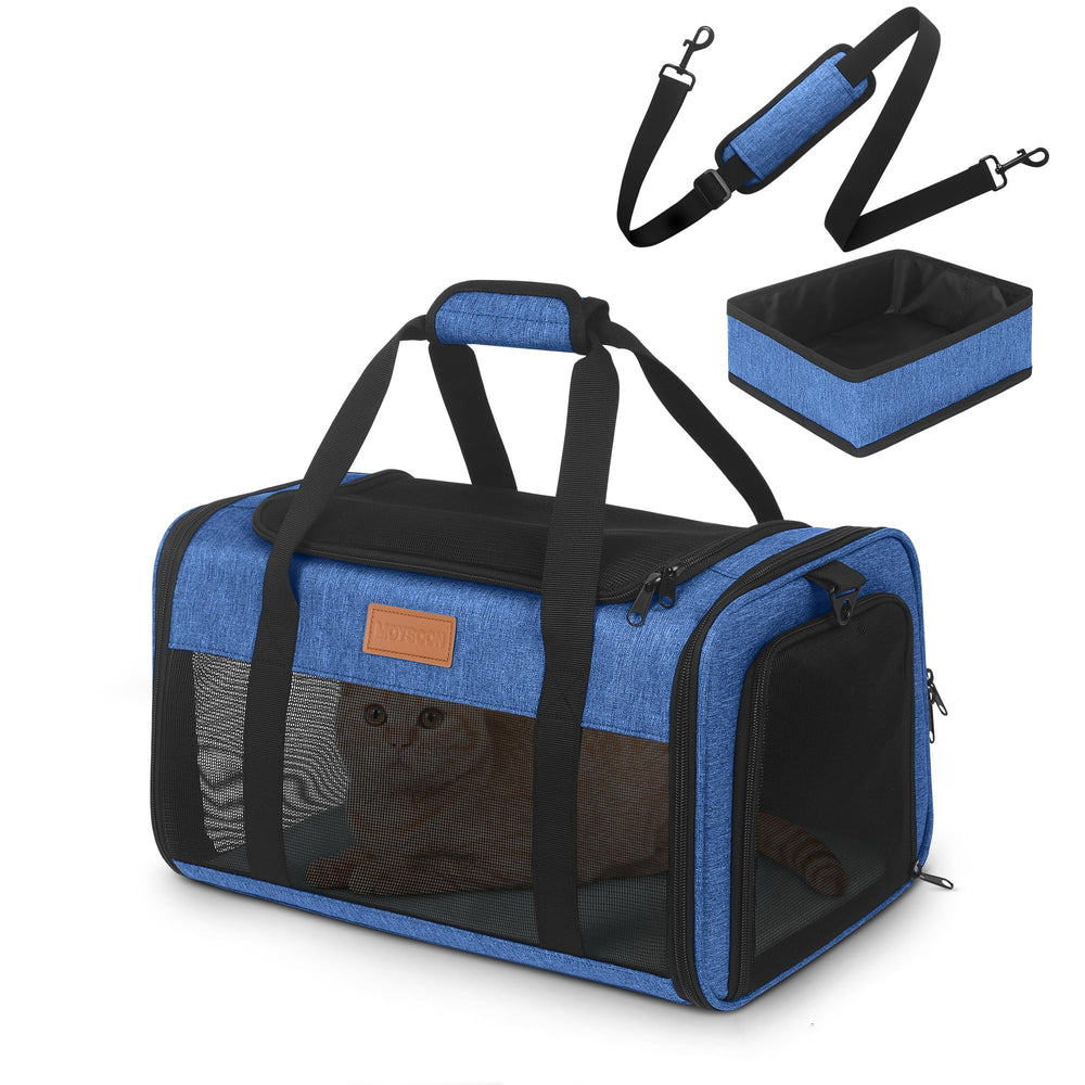Portador PETUX para mascotas bajo asiento ofrece comodidad en viajes