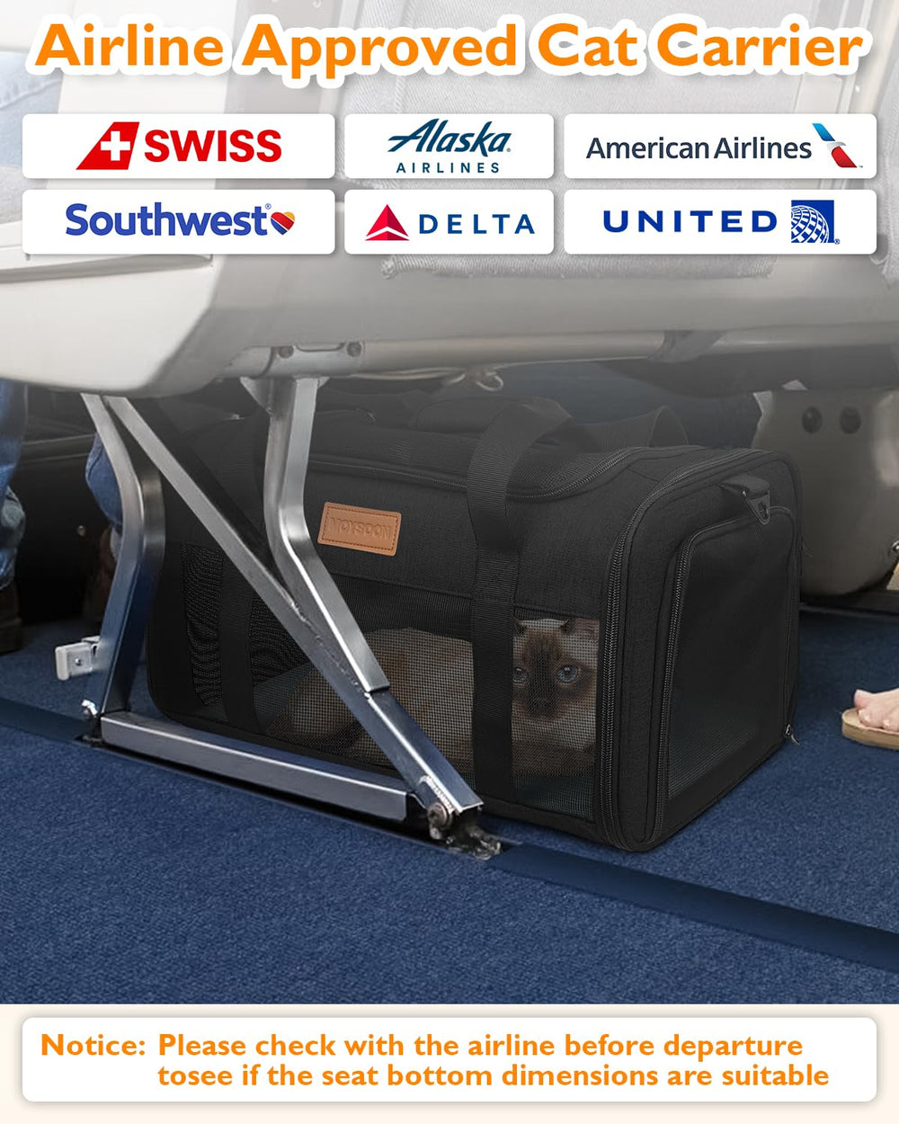 Petux portador de mascotas base honeycomb para estabilidad durante viajes