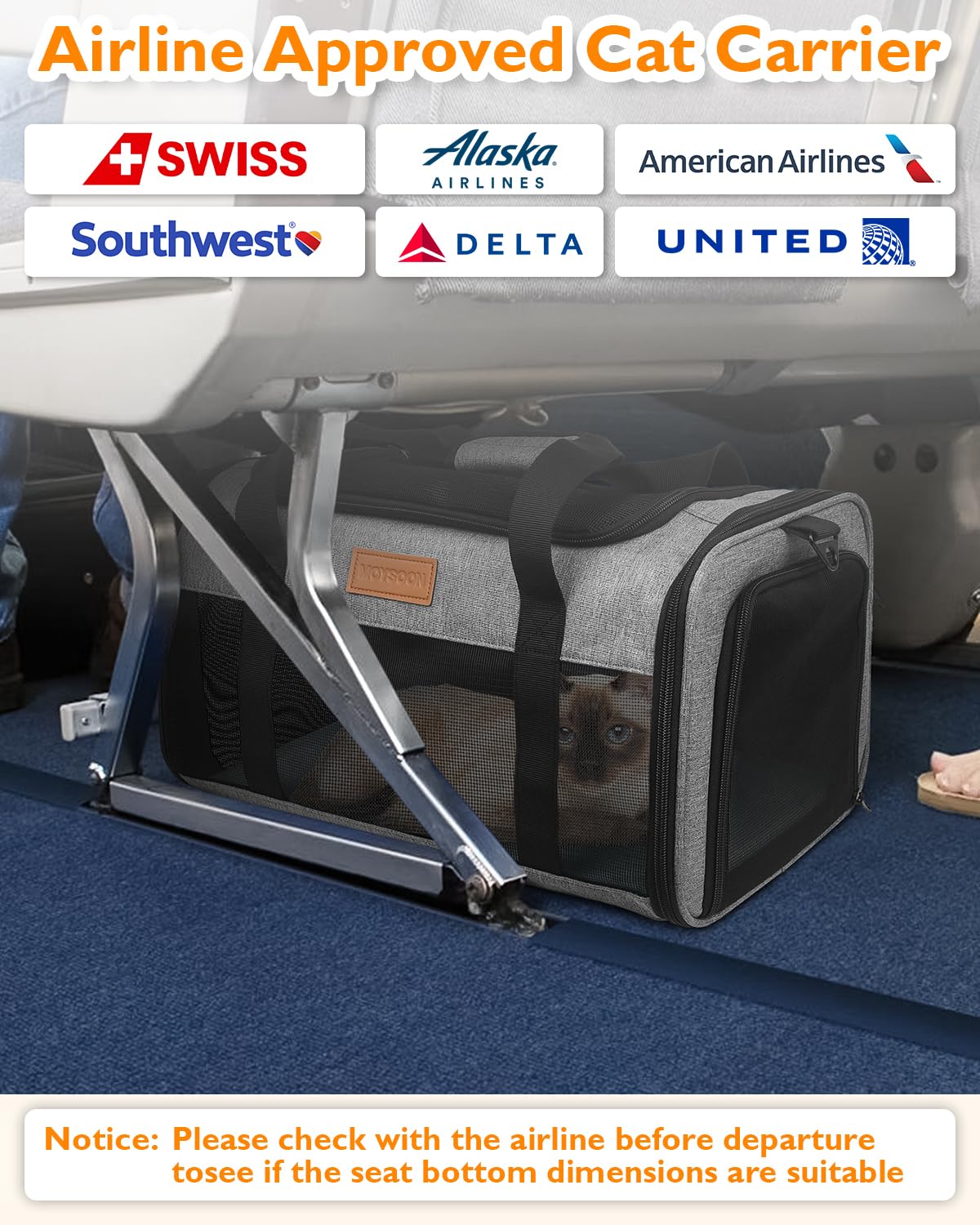 Petux transportín con entrada superior para colocar la mascota sin abrir todo
