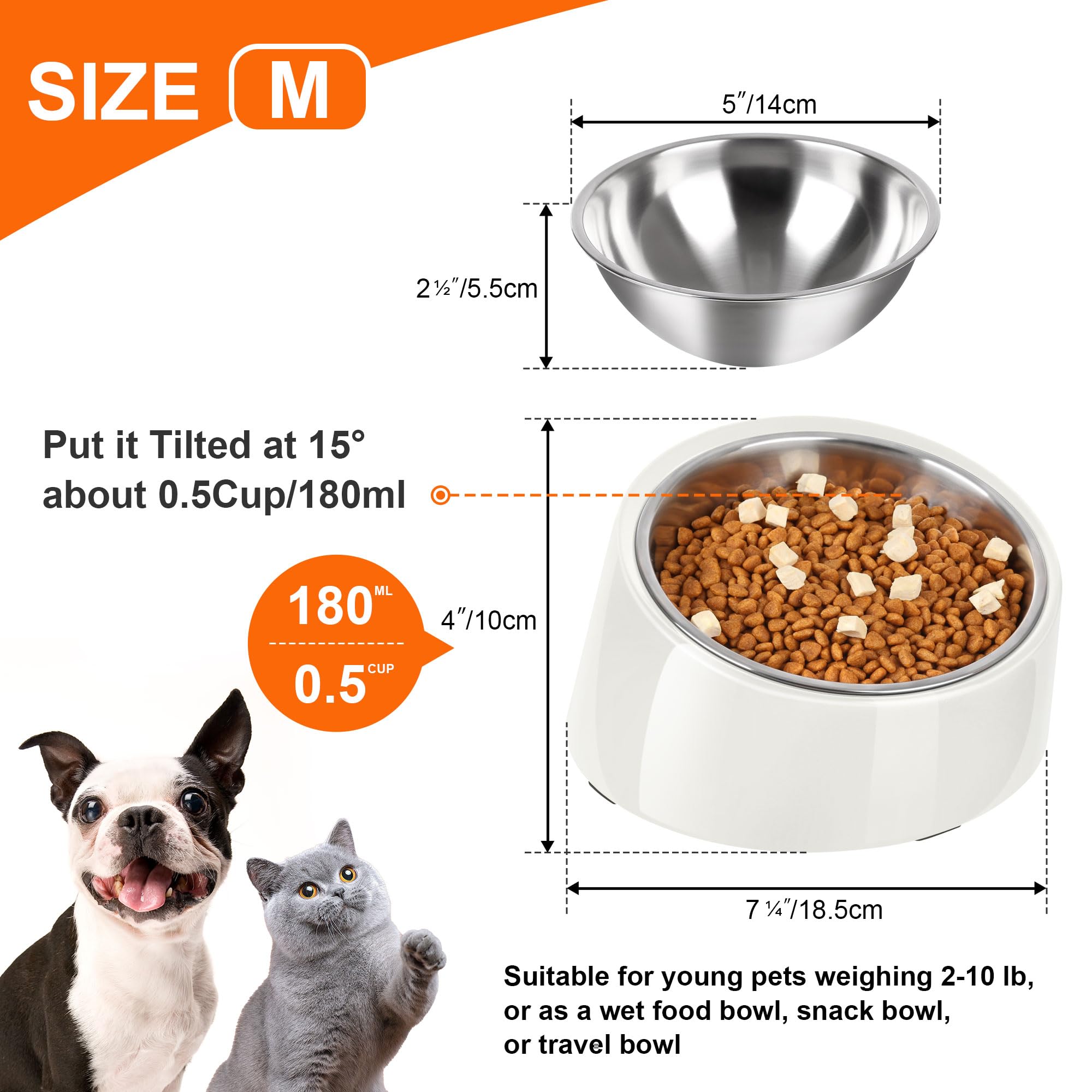 Petvillage base melamina elevada ofrece comedero estable y cómodo para mascotas.