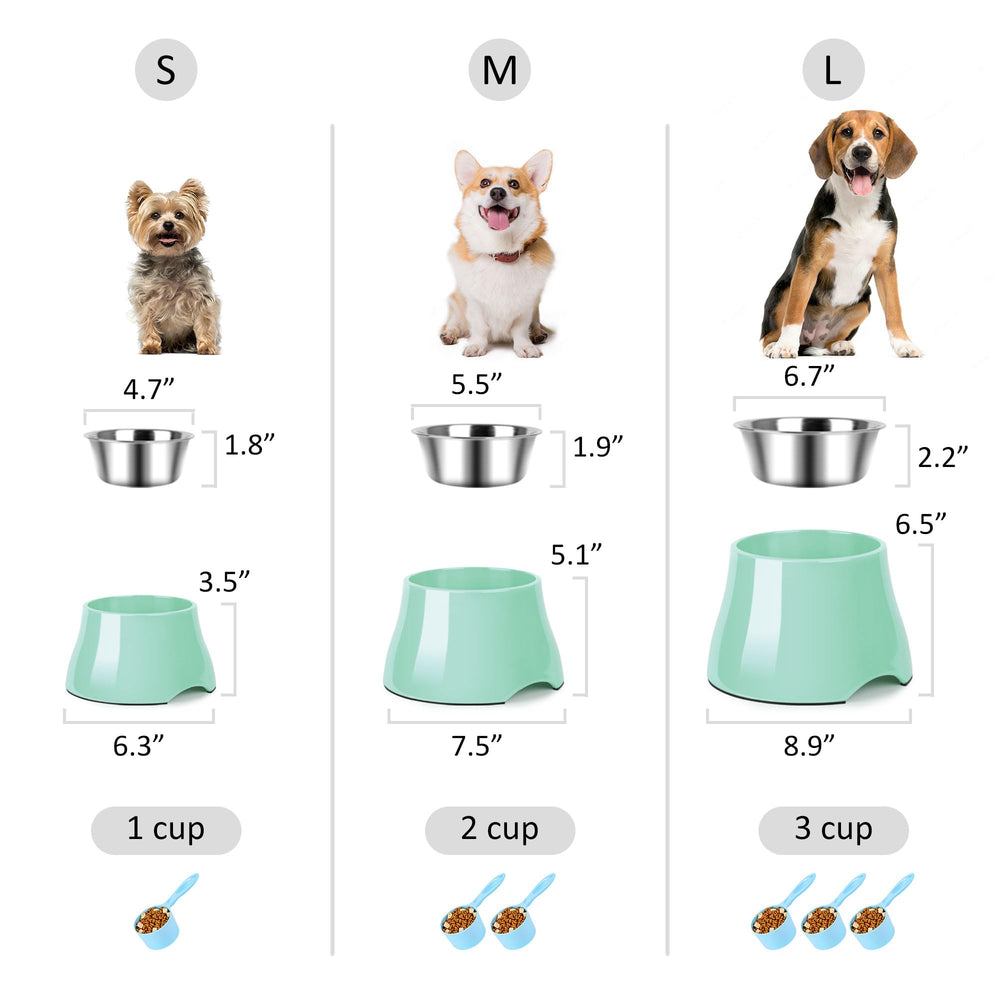 Petvillage base antideslizante en silicona mantiene estable el comedero.