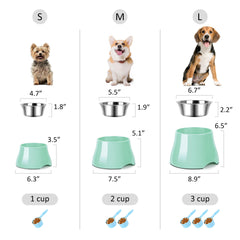 Petvillage base antideslizante en silicona mantiene estable el comedero.