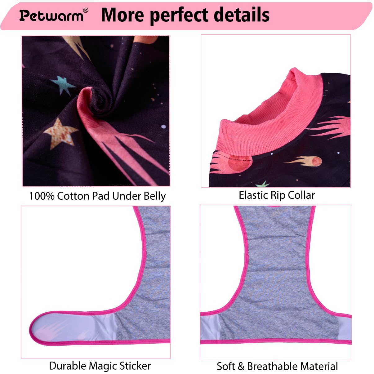 PetWarm diseño ligero y flexible facilita ponerse y quitarse