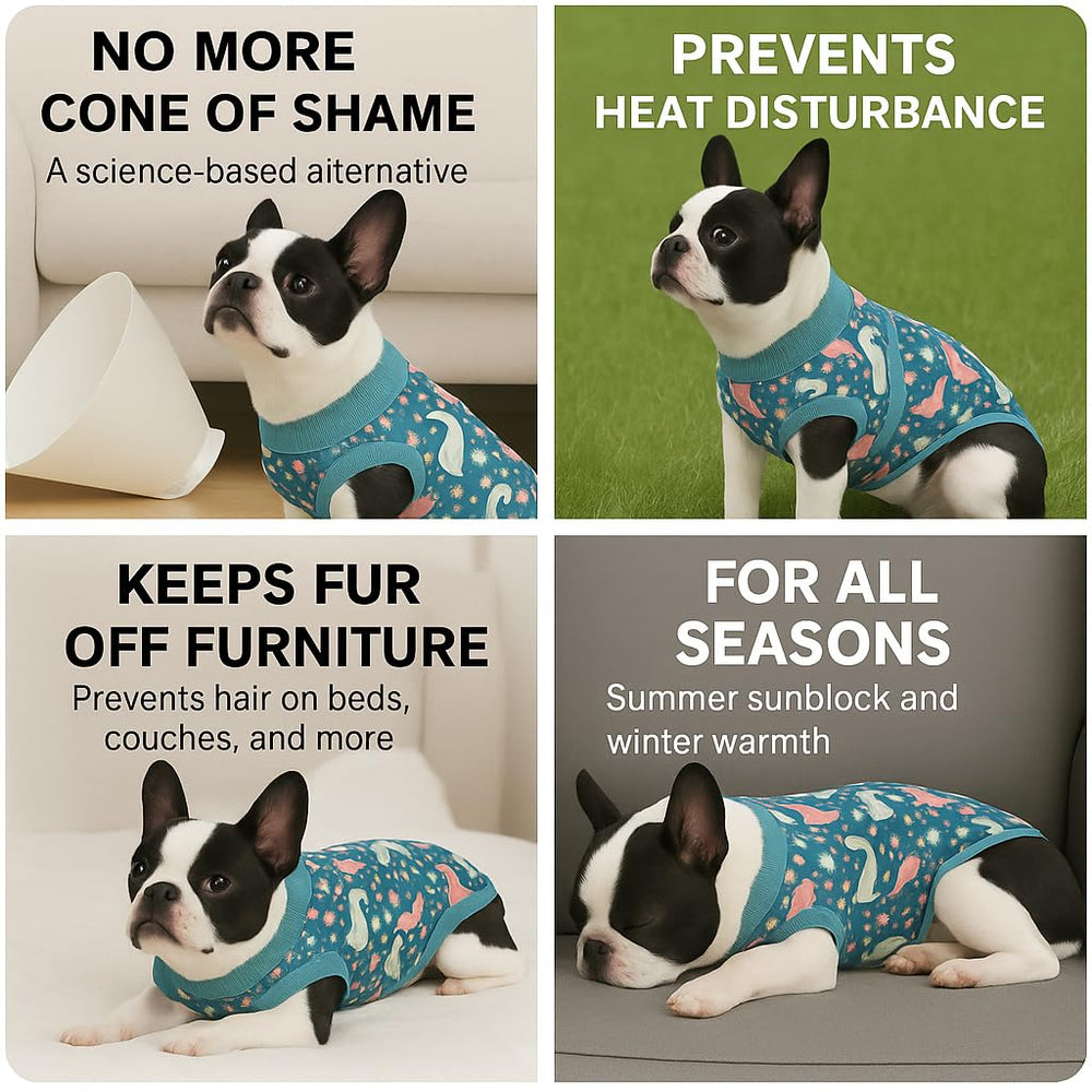 PetWarm mono recuperación perro, ideal como ropa interior para evitar fricción