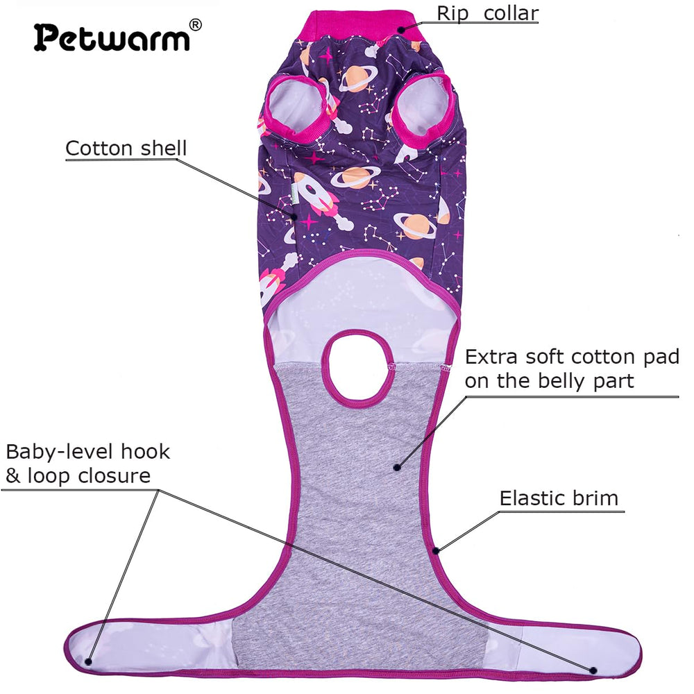 Traje PetWarm con cierre velcro para perro, facilita ajustar y quitar rápidamente