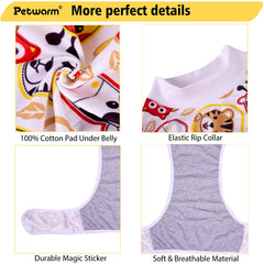 PetWarm muestra tallas XS-XXL para ajuste perfecto en perros de todos los tamaños