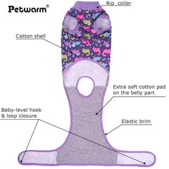 PetWarm tejido suave y transpirable para perros, ideal para uso cómodo.