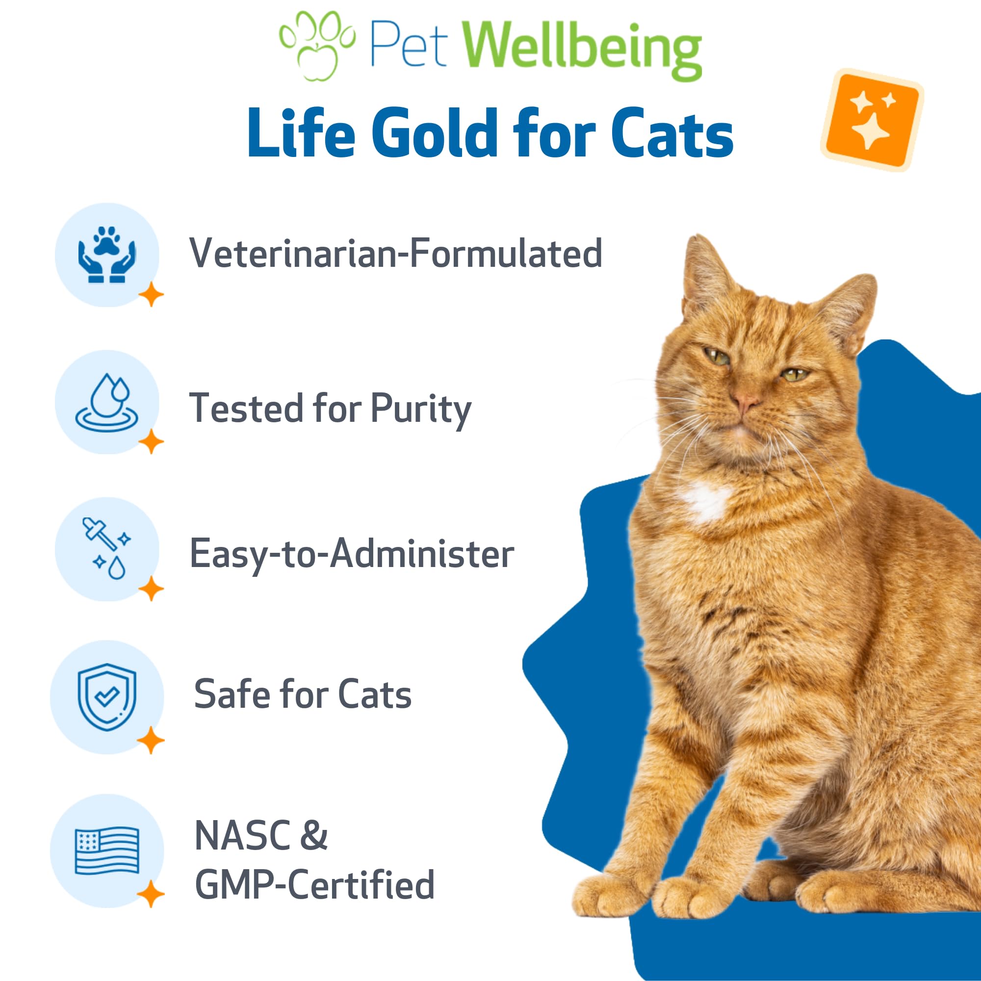 Pet Wellbeing Life Gold absorcion facil sin alcohol