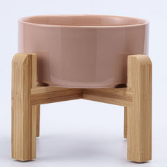 Petygooing cuenco cerámico elevado, diseño ergonómico para comer cómodo.