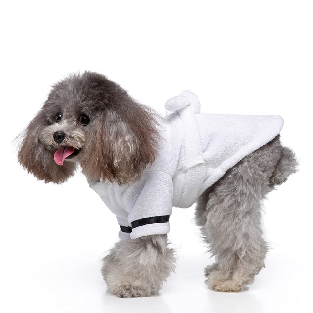 Petyoung bata de baño para mascotas, uso exterior y lluvia.