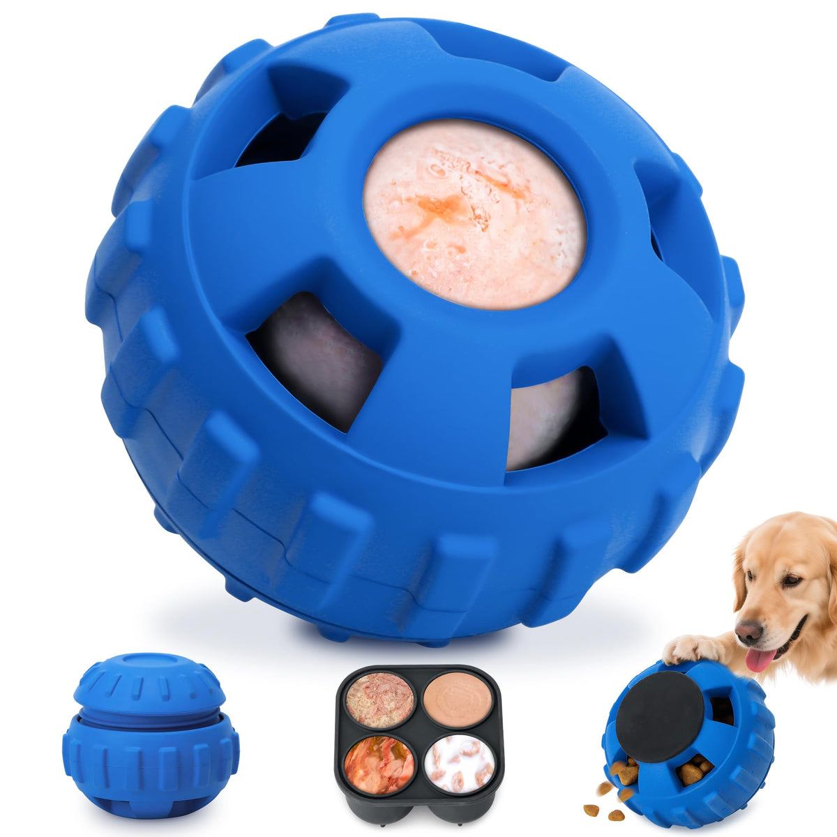 PetZee juguete de enriquecimiento para perros, diseño interactivo para mantenerlos ocupados y estimulados.