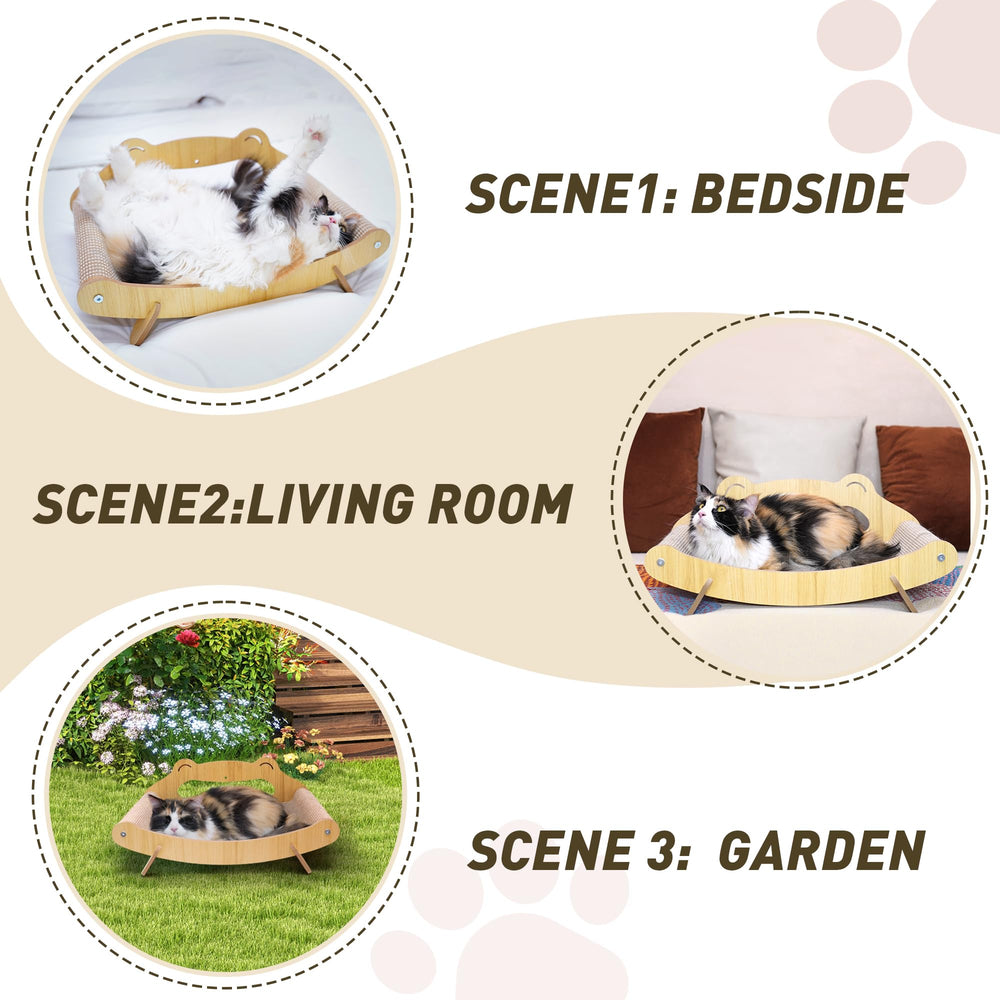 PetZen Garden acabado natural de madera añade elegancia natural al ambiente.