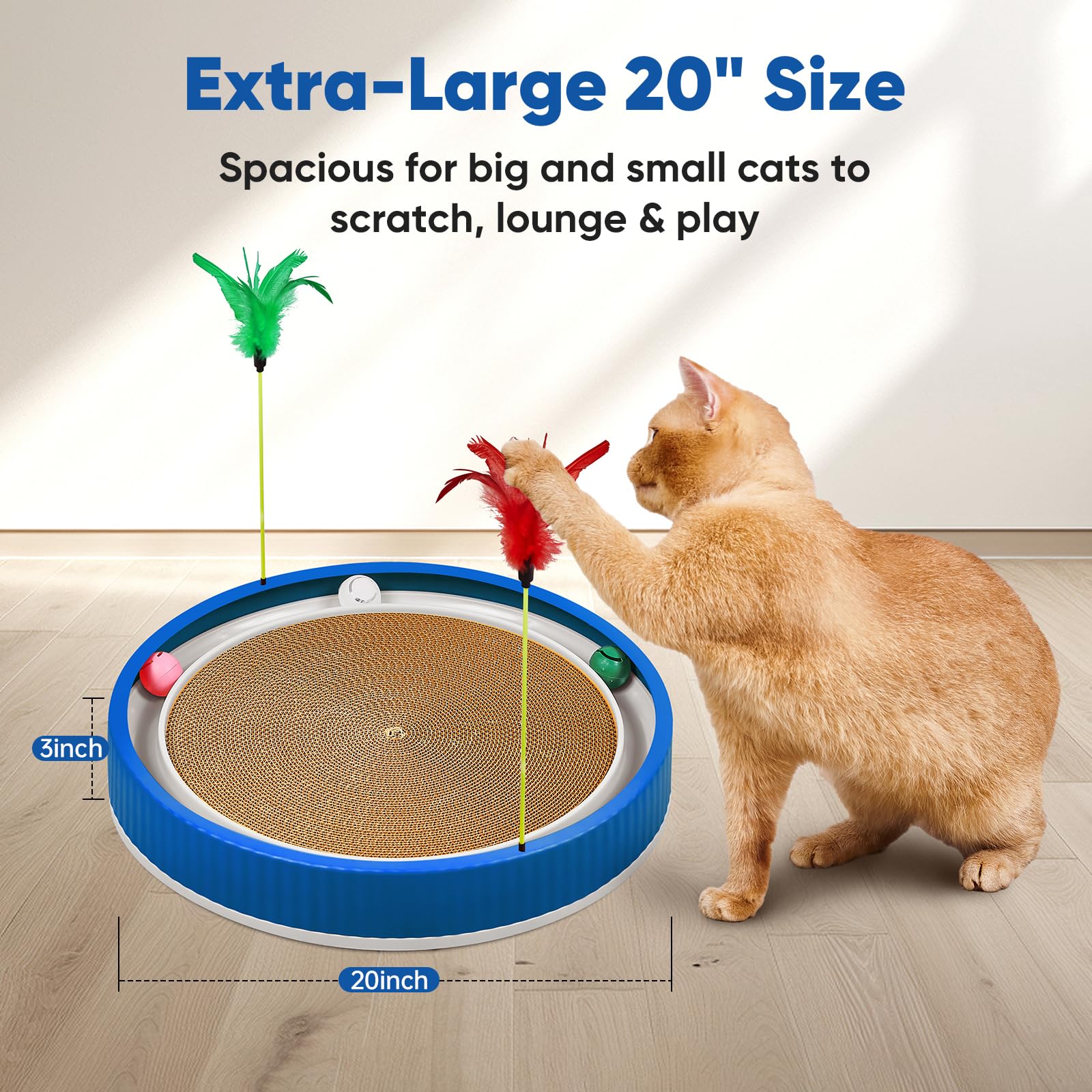 PetZen Garden juguete-pluma-interactivo para gatos curiosos.