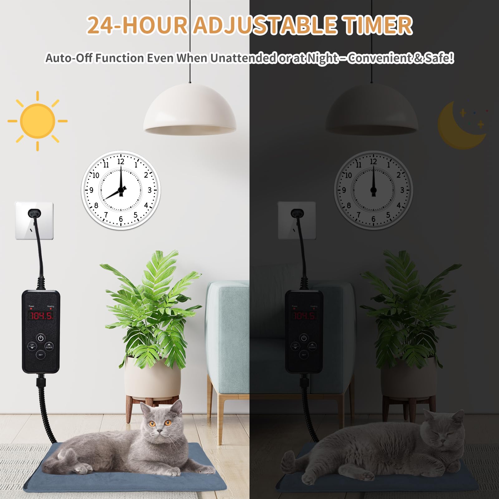 Alimentación de bajo voltaje PETZOOKA, calor suave para mascotas.