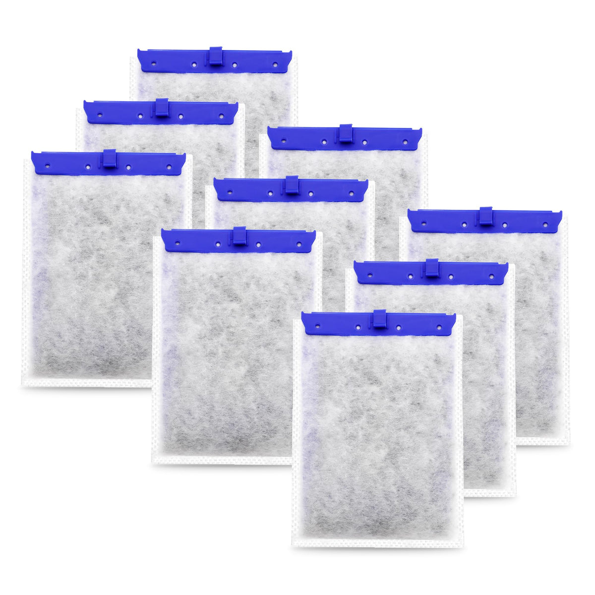 Cartuchos pewyoke nueve-pack para filtros Whisper, compatibilidad con PF20 PF30 PF40 PF60.