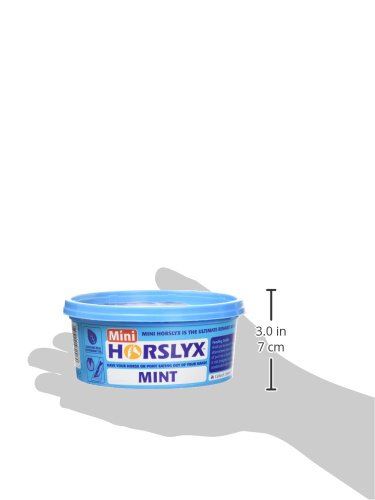 PFIFF Horslyx Minis, envase abierto mostrando el producto y su color.