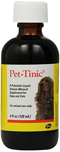 Pfizer Animal Pet-Tinic, líquido sabor carne para perros y gatos, apoyo nutricional diario