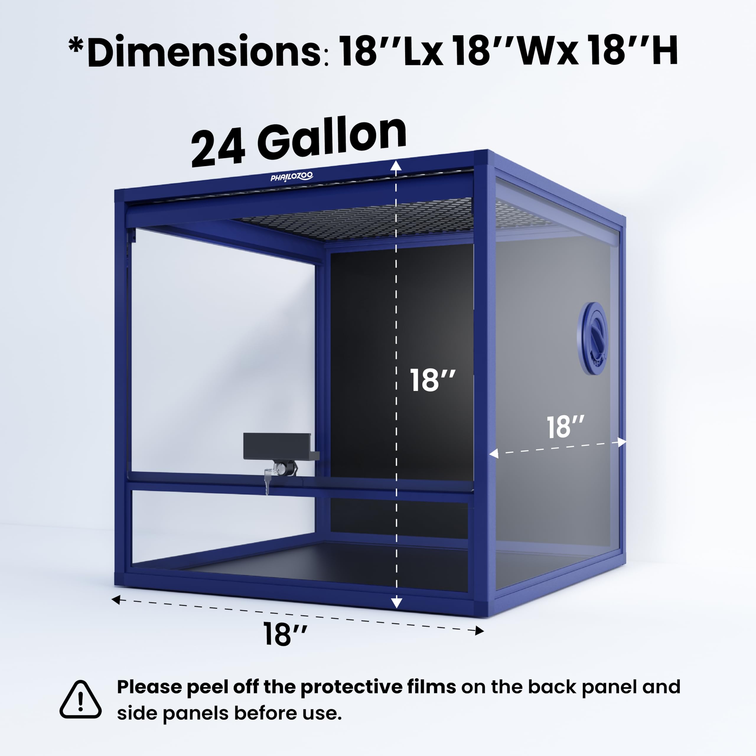Phailozoo MagicCube ventilación superior para mejor flujo de aire