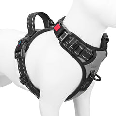 PHOEPET arnés con clip delantero y material reflectante para mayor visibilidad.