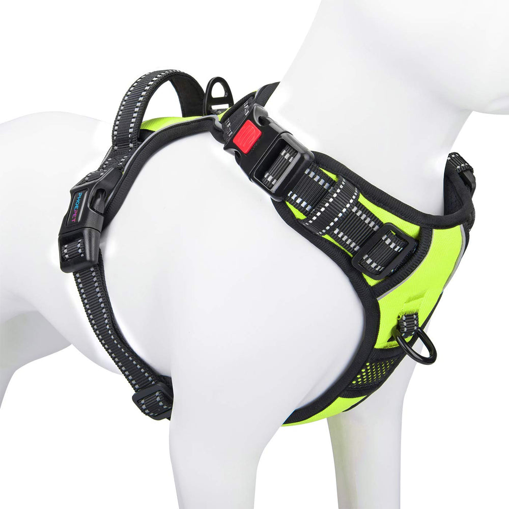 PHOEPET arnés con clip frontal para paseos sin tirar.