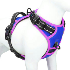 PHOEPET arnés para perro sin tirones, ajustable y reflectante para paseos seguros.