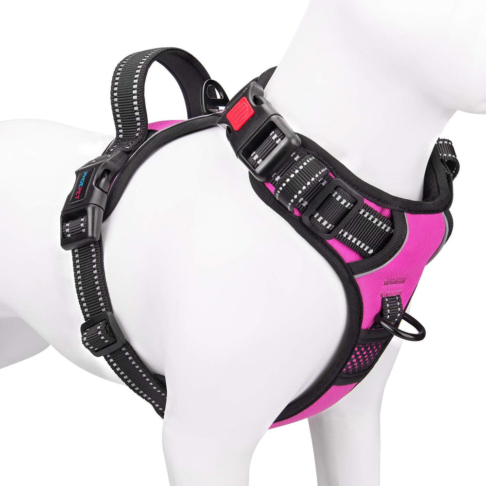 PHOEPET arnés sin tirones con clip frontal para paseos más calmados